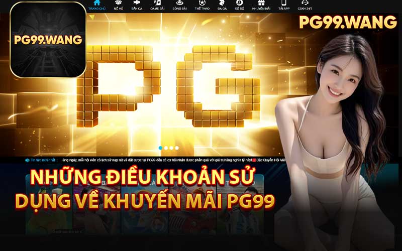 Những Điều Khoản Sử Dụng Về Khuyến Mãi PG99
